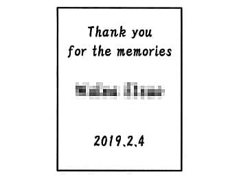uThank you for the memoriesA搶̖OA̓tvCAEgAŉt֑3DA[gOXɒ}