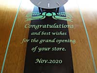 JXjp̊|viCongratulations and best wishes for the grand opening of your store. Nov.2020A|v̑OʃKXɒj